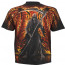 boutique gothic t-shirt spiral flaming death