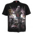 Boutique vente tee shirt rock motif batteur heavy metal zombie backbeat manches courtes spiral
