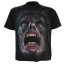 t-shirt motif tête de zombie homme
