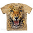 tee shirt adulte motif animaux leopard