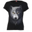 boutique magasin vente vêtement femme tshirt motif loup